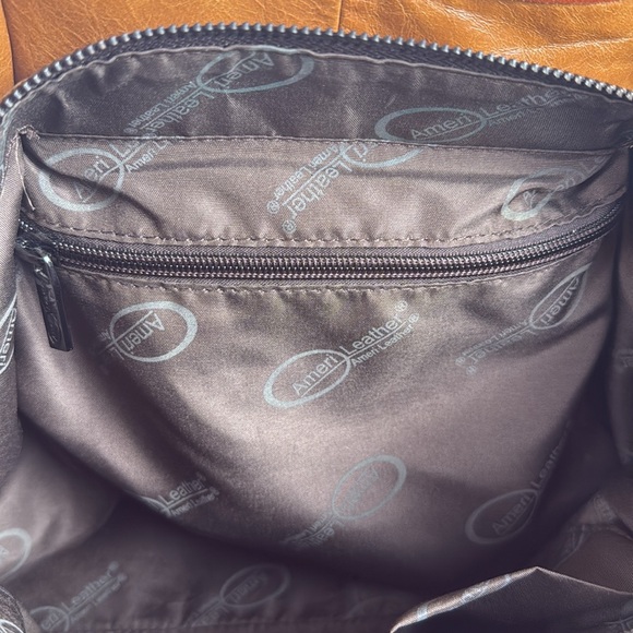 Ameri Leather Mosaic Woven Multi-Color Leather Bag - Picture 14 of 16